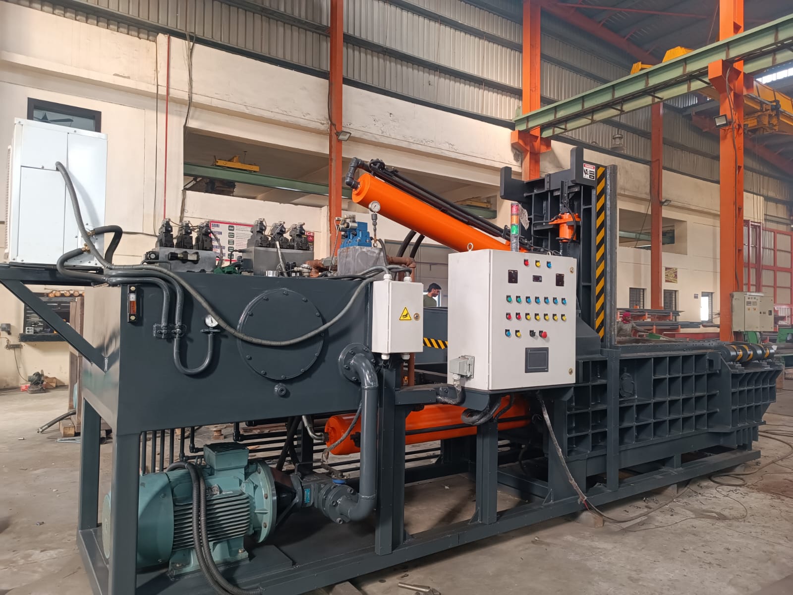 Triple Compression Scrap Baling Press Machine