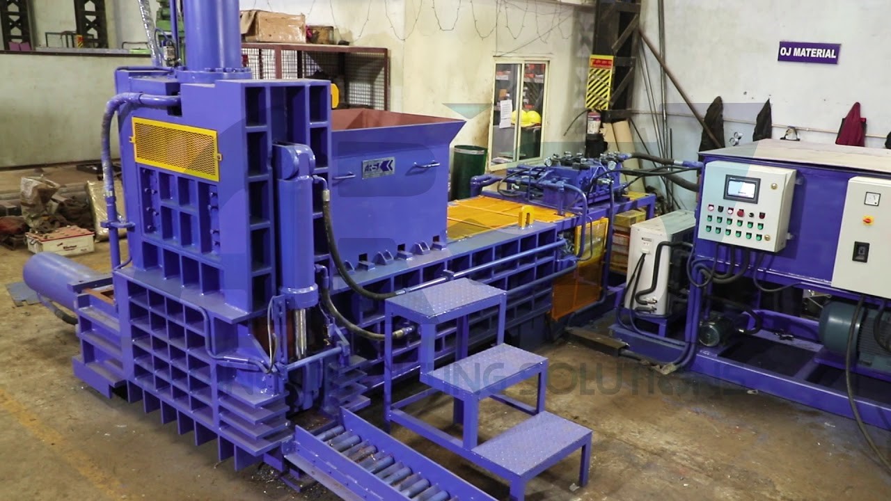 Continuous Scrap Baling Press